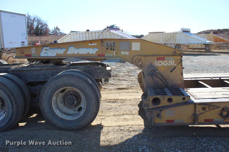 image for item EC9360 1998 Eager Beaver 50GSL lowboy equipment trailer