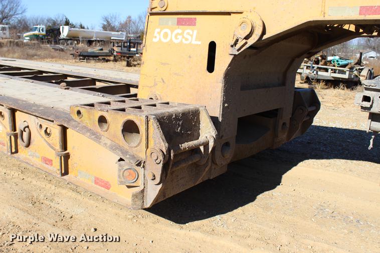 image for item EC9360 1998 Eager Beaver 50GSL lowboy equipment trailer