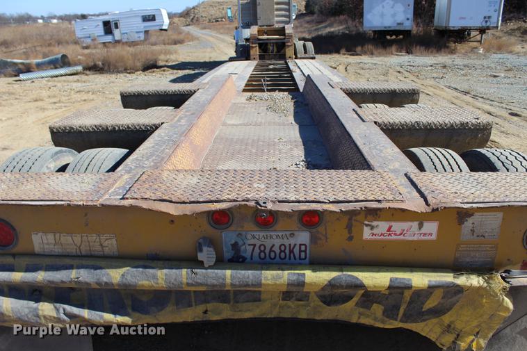image for item EC9360 1998 Eager Beaver 50GSL lowboy equipment trailer