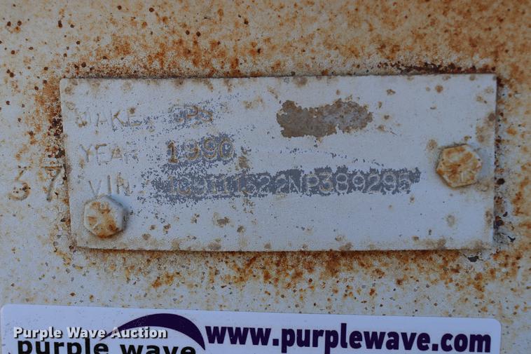 image for item EC9363 1992 CPS bottom dump trailer