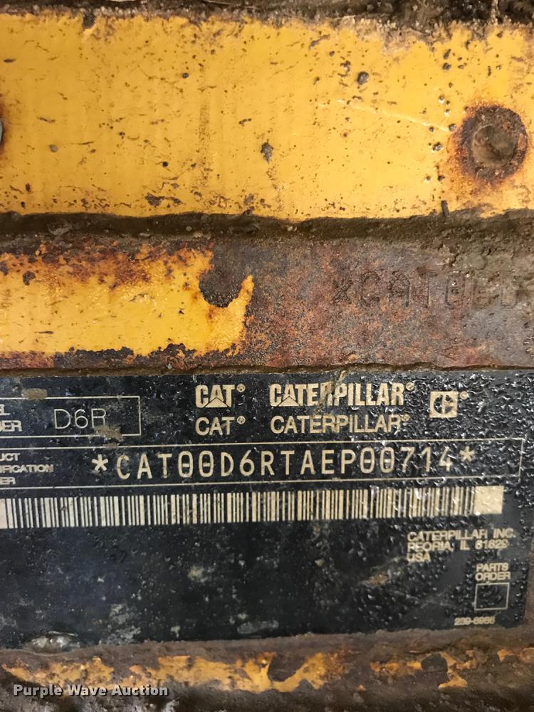 image for item EC9367 2005 Caterpillar D6R XW Series II dozer