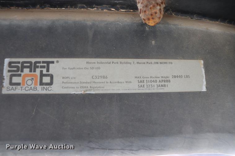 image for item EC9370 2000 Ingersoll Rand SD100D Pro Pac single drum vibratory roller