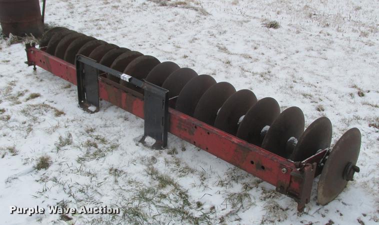 image for item K6070 Shop built skid steer mulch crimper