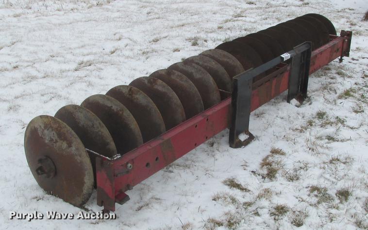 image for item K6070 Shop built skid steer mulch crimper