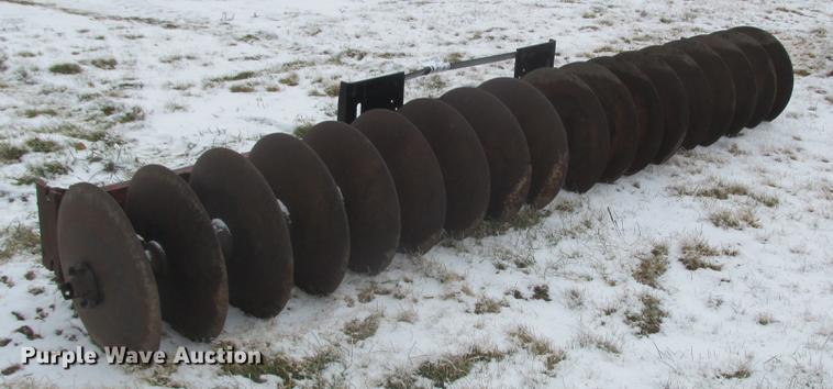 image for item K6070 Shop built skid steer mulch crimper