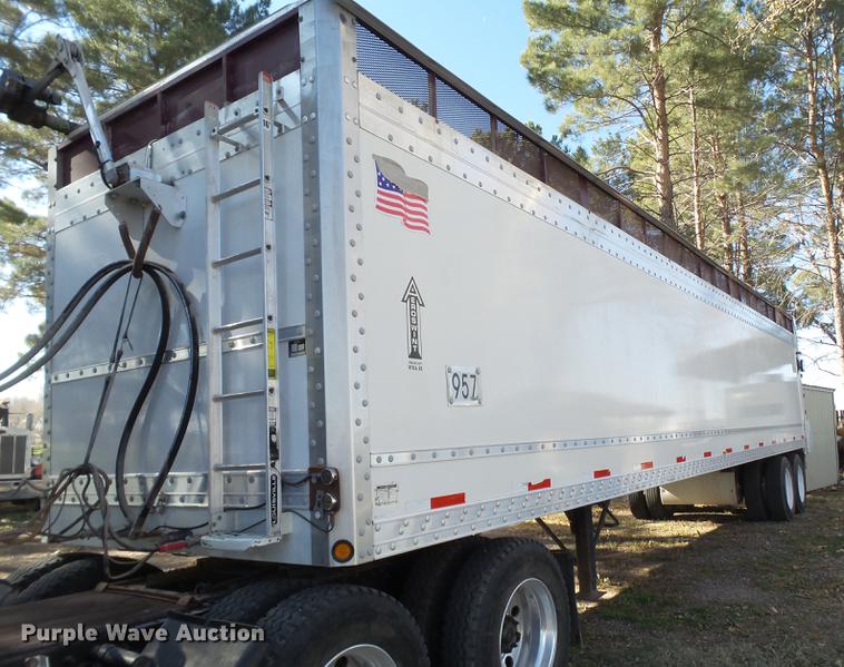 image for item BJ9851 2014 Aeroswint live bottom trailer