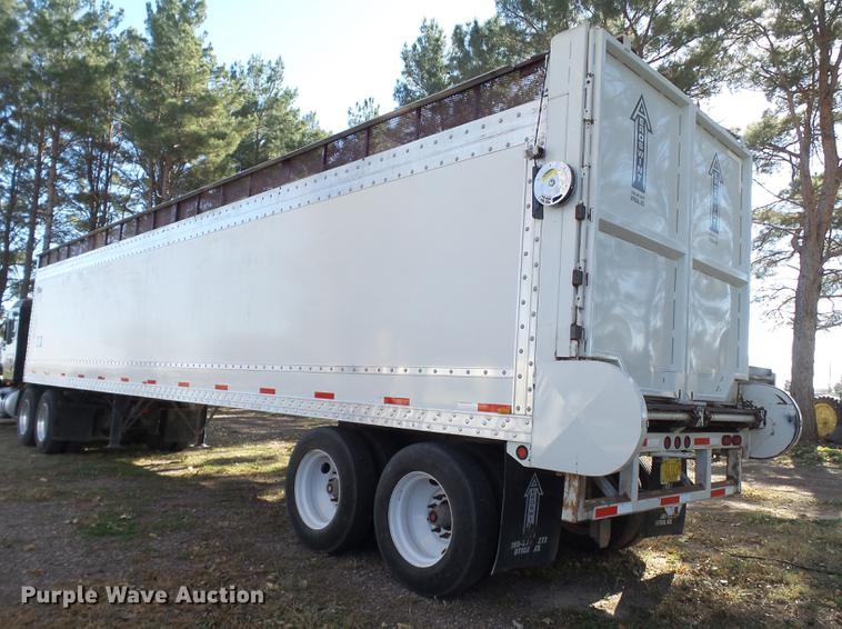 image for item BJ9851 2014 Aeroswint live bottom trailer