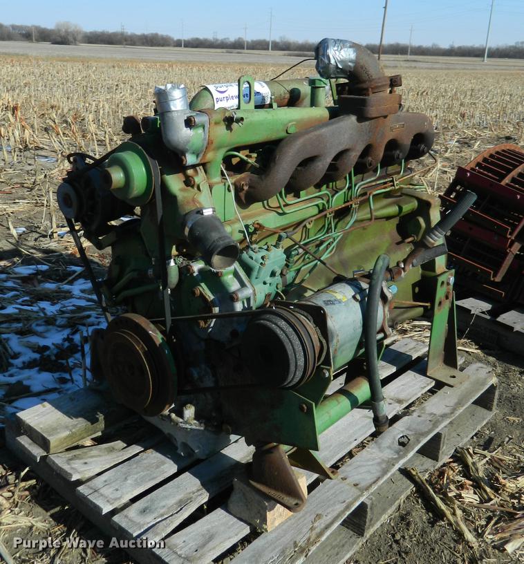 image for item DB6709 John Deere six cylinder diesel engine