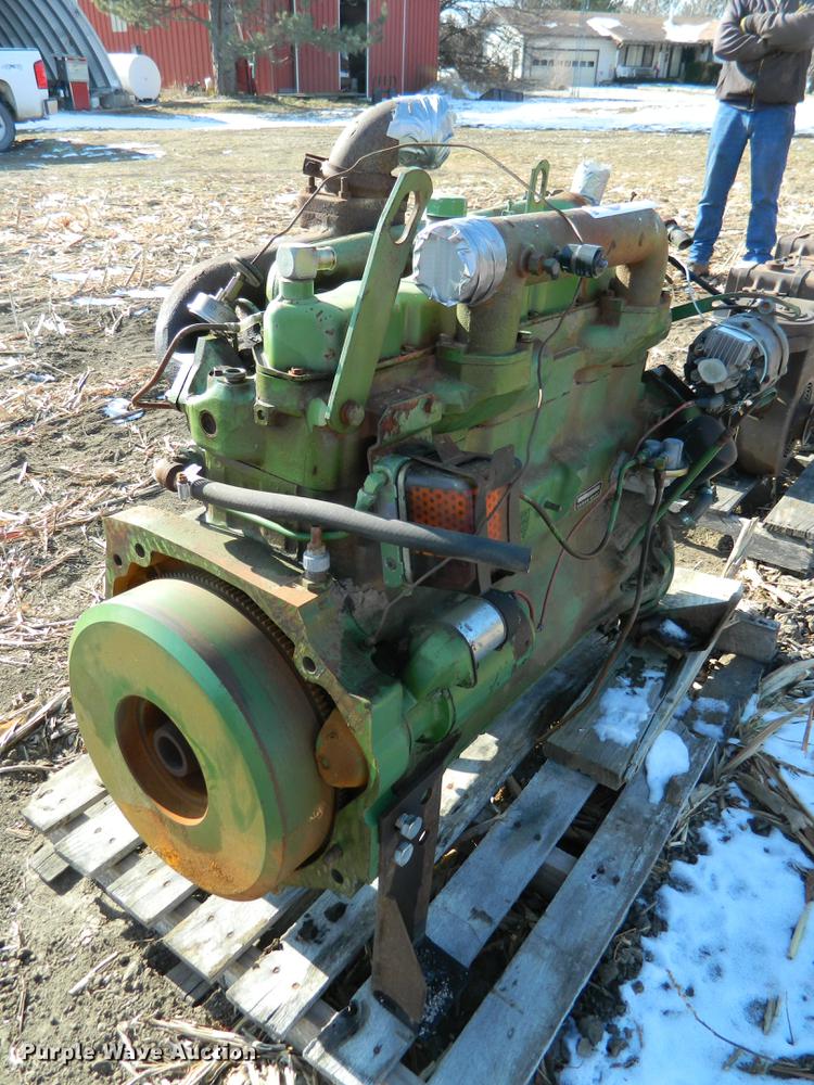 image for item DB6709 John Deere six cylinder diesel engine