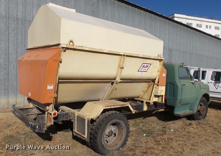 image for item DC0537 1968 Chevrolet 50 feed mixer truck