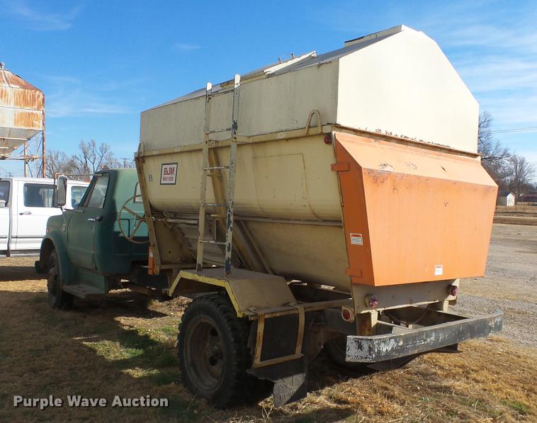 image for item DC0537 1968 Chevrolet 50 feed mixer truck