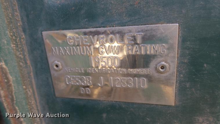 image for item DC0537 1968 Chevrolet 50 feed mixer truck