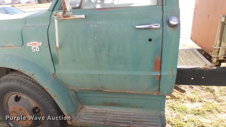 image for item DC0537 1968 Chevrolet 50 feed mixer truck