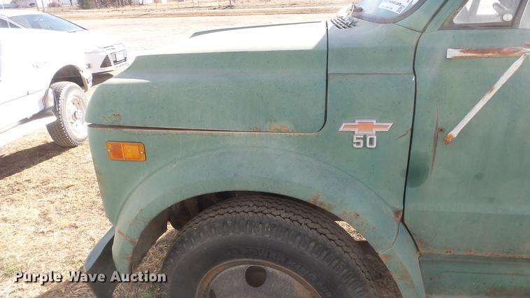 image for item DC0537 1968 Chevrolet 50 feed mixer truck