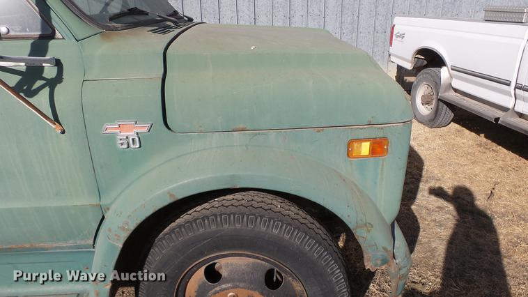 image for item DC0537 1968 Chevrolet 50 feed mixer truck