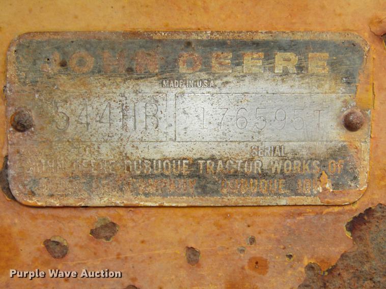 image for item DD2946 John Deere 544H wheel loader