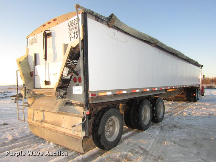 image for item DD2949 2009 Aulick Aluminator 9-75 live bottom trailer