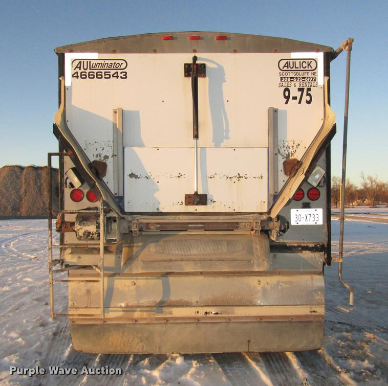image for item DD2949 2009 Aulick Aluminator 9-75 live bottom trailer