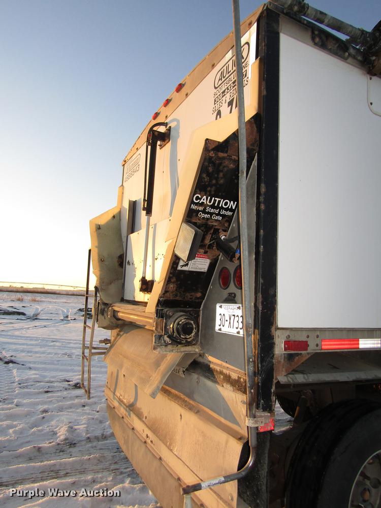 image for item DD2949 2009 Aulick Aluminator 9-75 live bottom trailer