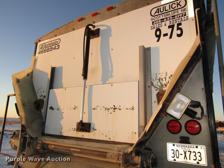 image for item DD2949 2009 Aulick Aluminator 9-75 live bottom trailer