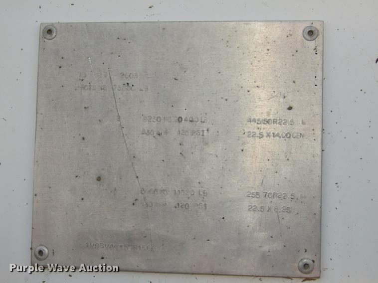 image for item DD2949 2009 Aulick Aluminator 9-75 live bottom trailer