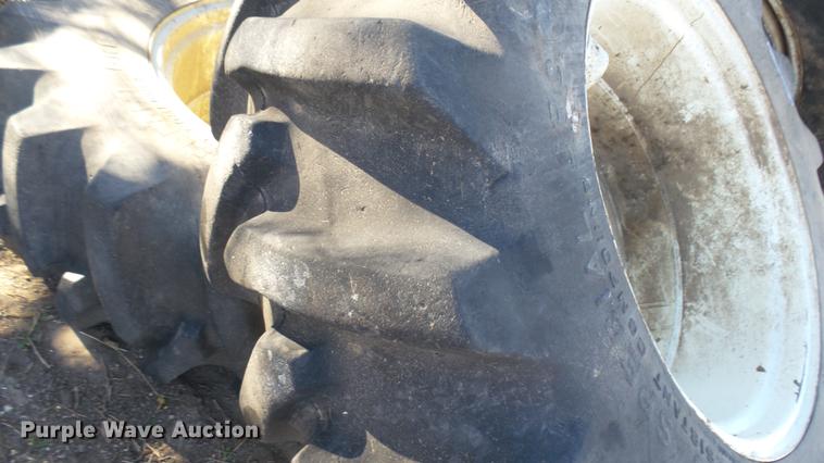 image for item DX9908 (4) Firestone Forestry Special 16.9-30 tires and wheels