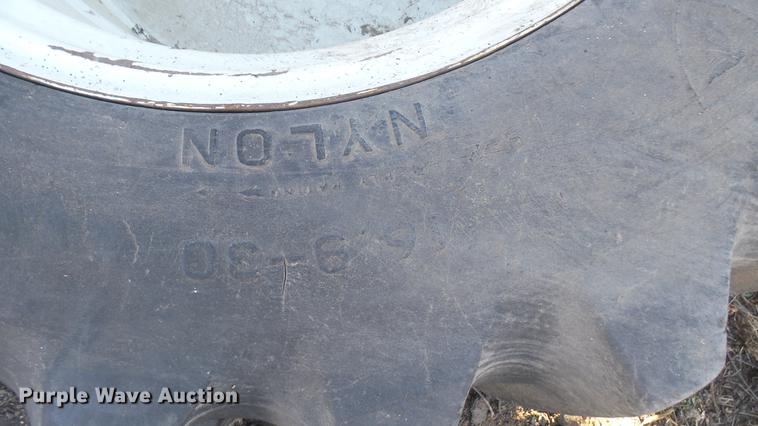 image for item DX9908 (4) Firestone Forestry Special 16.9-30 tires and wheels