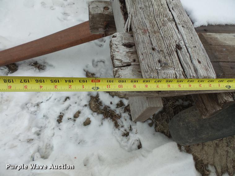 image for item EA9662 (2) grain wagons and hay trailer