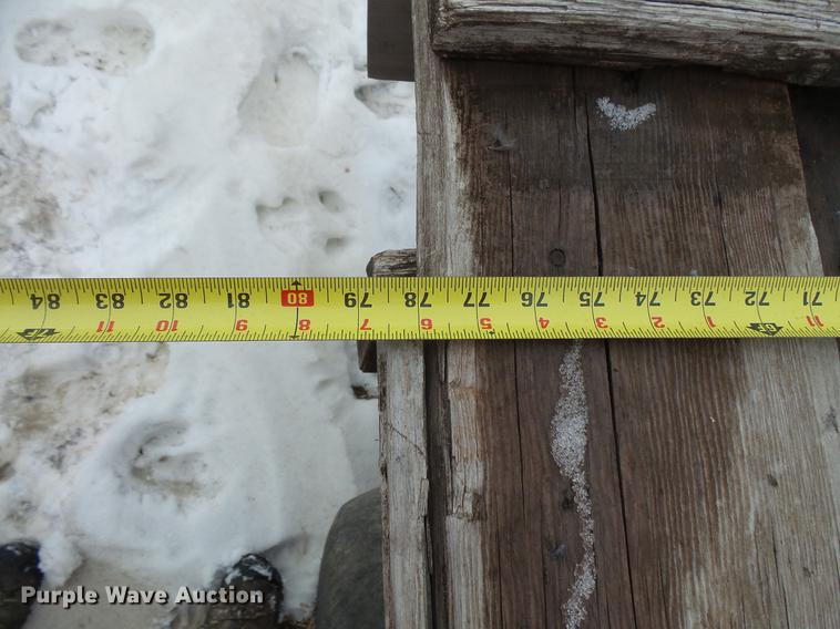 image for item EA9662 (2) grain wagons and hay trailer