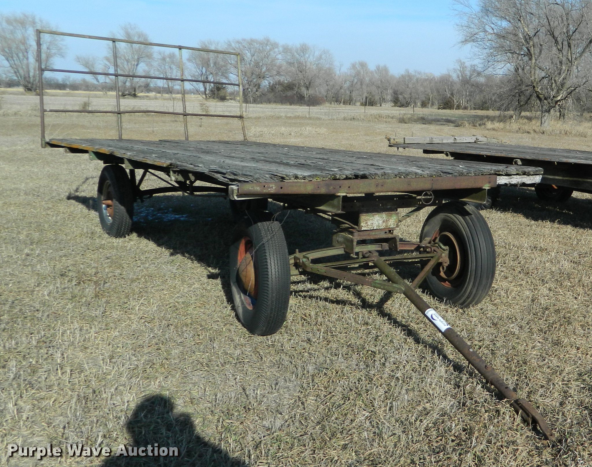 Hay trailer in Salina, KS Item DB6689 sold Purple Wave