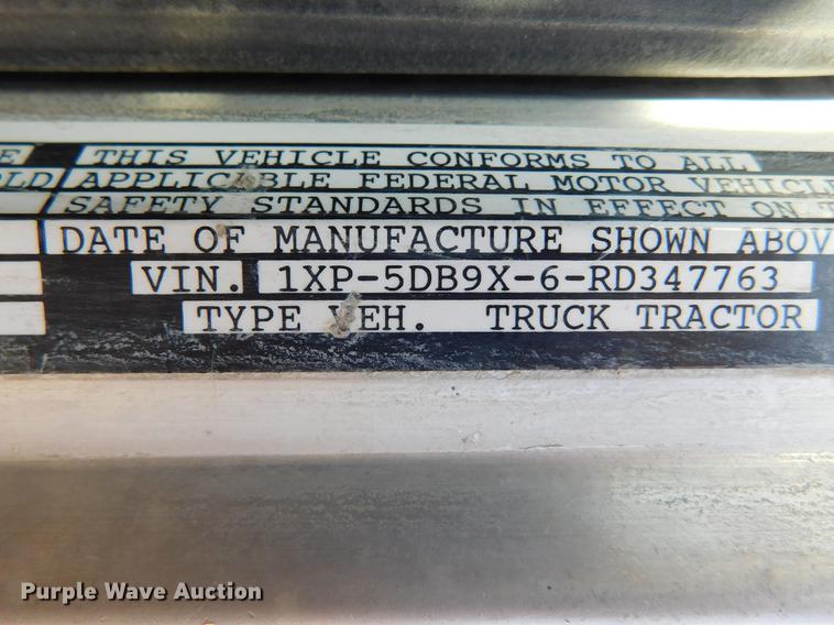 image for item DC8388 1994 Peterbilt 379 semi truck