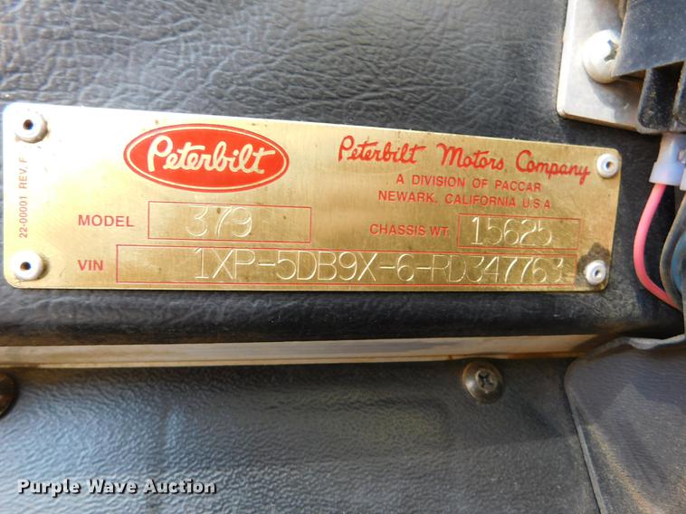 image for item DC8388 1994 Peterbilt 379 semi truck