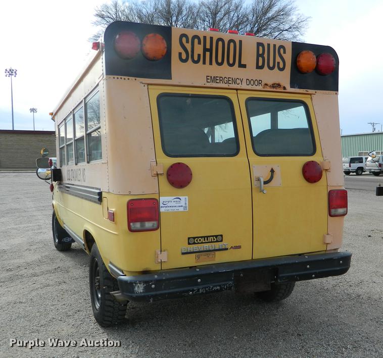 image for item DB1229 1993 Chevrolet G30 school bus