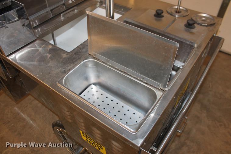 image for item DB5096 Custom Mobile Food Equipment 510 hot dog cart