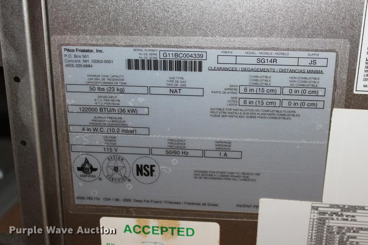 image for item DB5097 Pitco Solstice gas series fryer cooking system