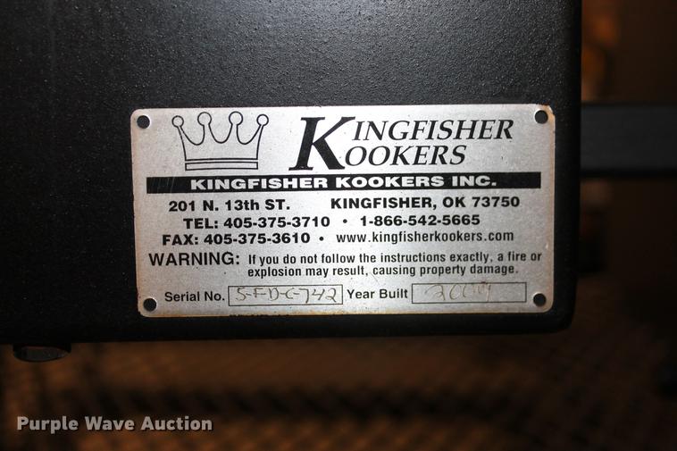 image for item DB5098 2009 Kingfisher Kookers smoker