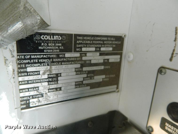 image for item DB6681 1994 Ford E350 school bus