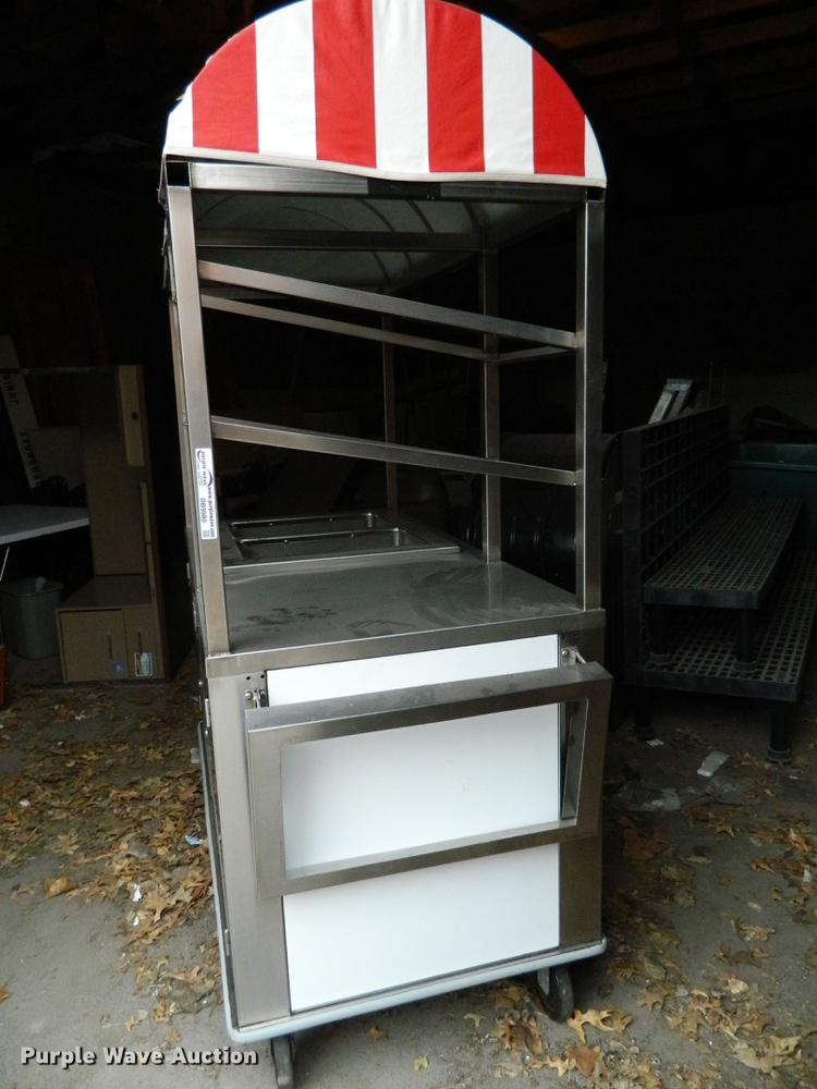 image for item DB9980 International Dispenser Co. stainless steel concession cart