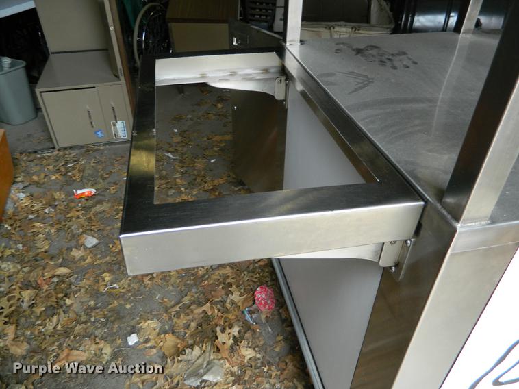 image for item DB9980 International Dispenser Co. stainless steel concession cart