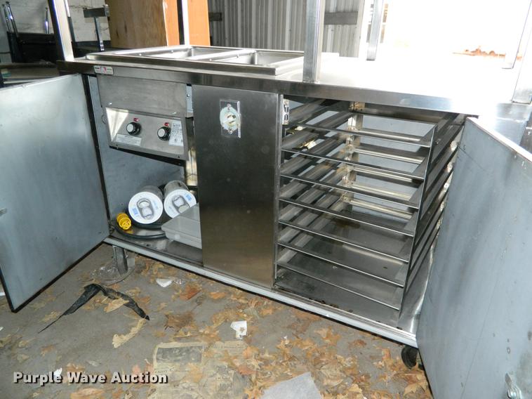 image for item DB9980 International Dispenser Co. stainless steel concession cart