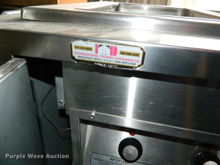 image for item DB9980 International Dispenser Co. stainless steel concession cart