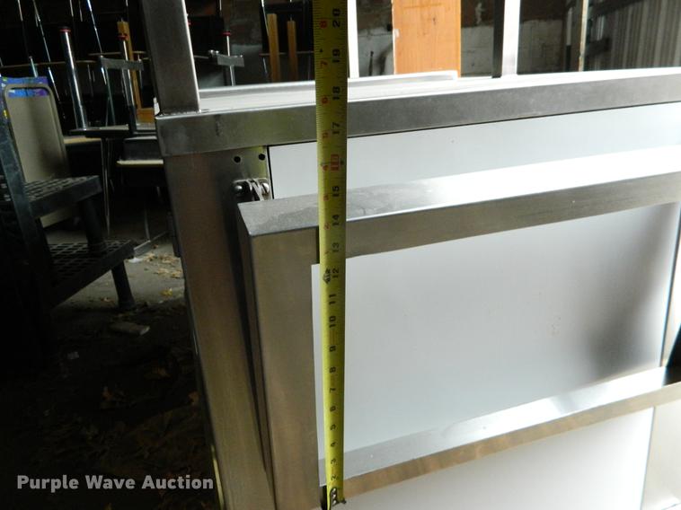 image for item DB9980 International Dispenser Co. stainless steel concession cart