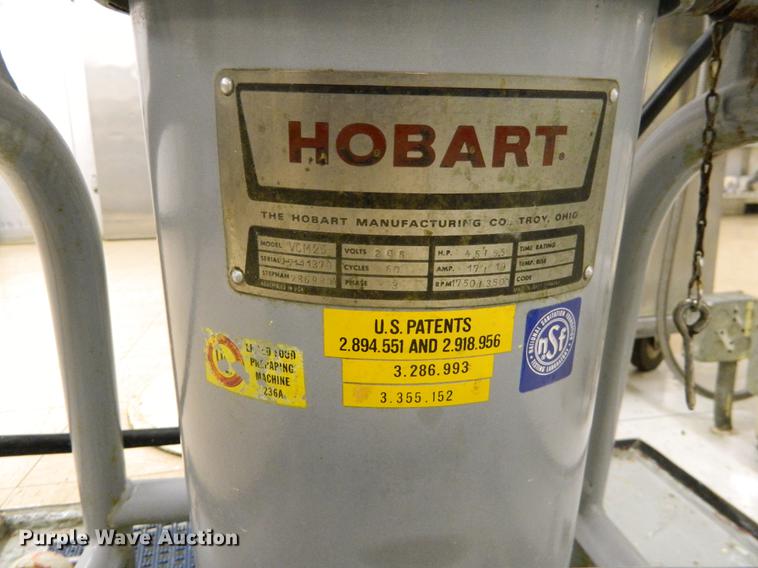 image for item DB9981 Hobart VCM25 stainless steel cutter/mixer