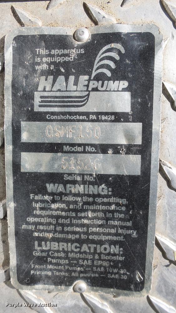 image for item DC0543 1985 Pierce Quint ladder fire truck