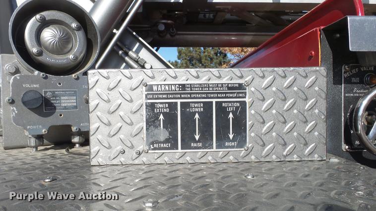 image for item DC0543 1985 Pierce Quint ladder fire truck