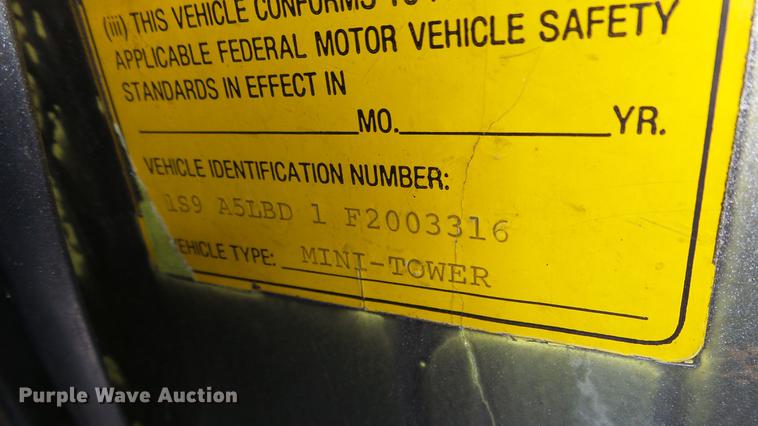 image for item DC0543 1985 Pierce Quint ladder fire truck