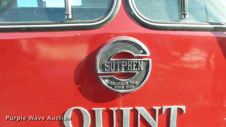 image for item DC0543 1985 Pierce Quint ladder fire truck