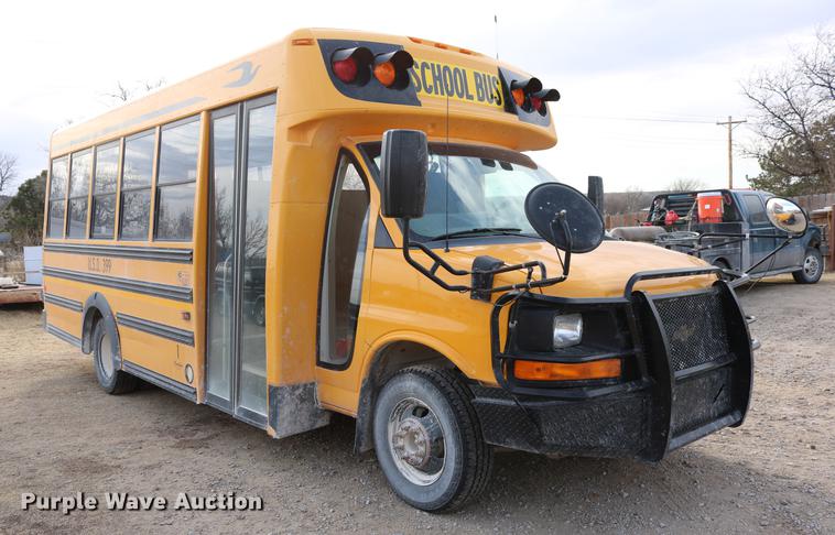 image for item DC3555 2010 Chevrolet Express G3500 Micro Bird school bus