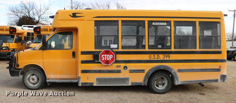 image for item DC3555 2010 Chevrolet Express G3500 Micro Bird school bus