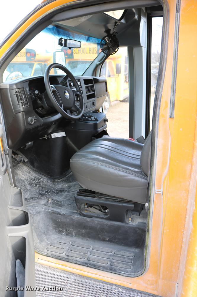 image for item DC3555 2010 Chevrolet Express G3500 Micro Bird school bus